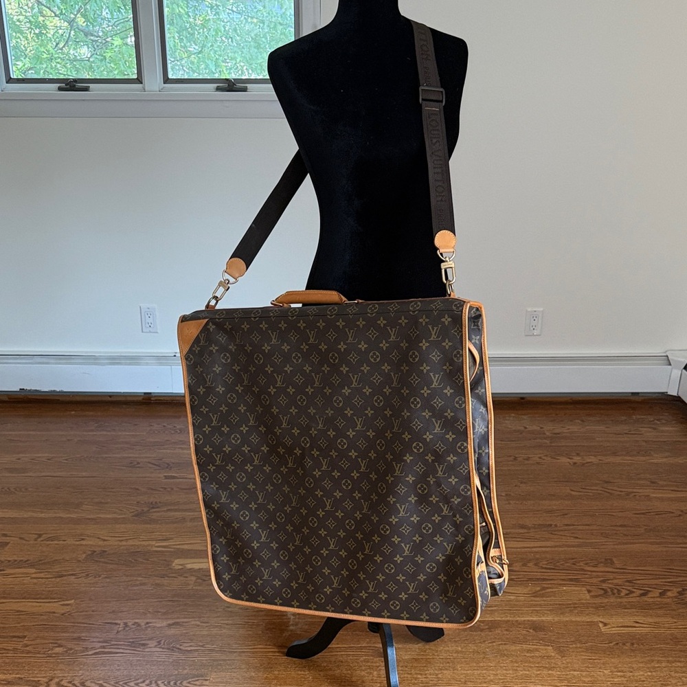 Louis Vuitton Dark Brown Monogram Hanging Garment Bag